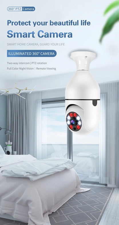 Robot Bulb Cam Security Camera