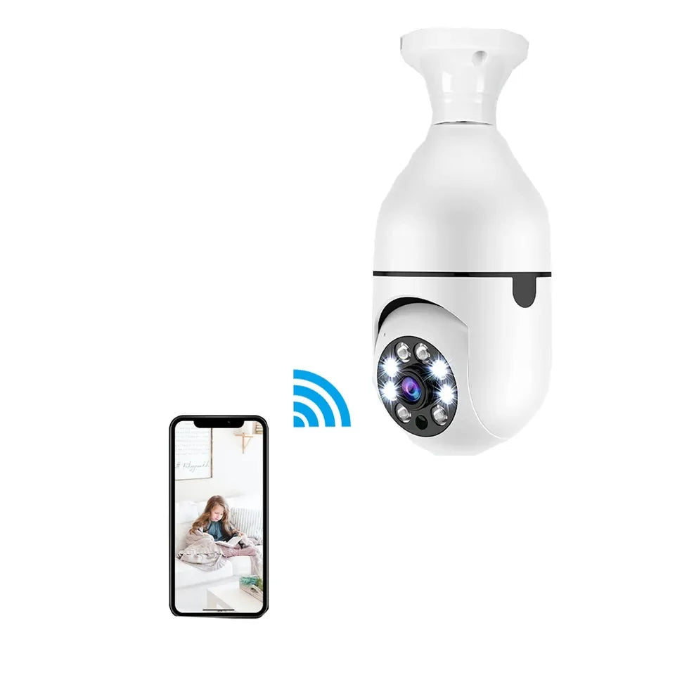 Robot Bulb Cam Security Camera