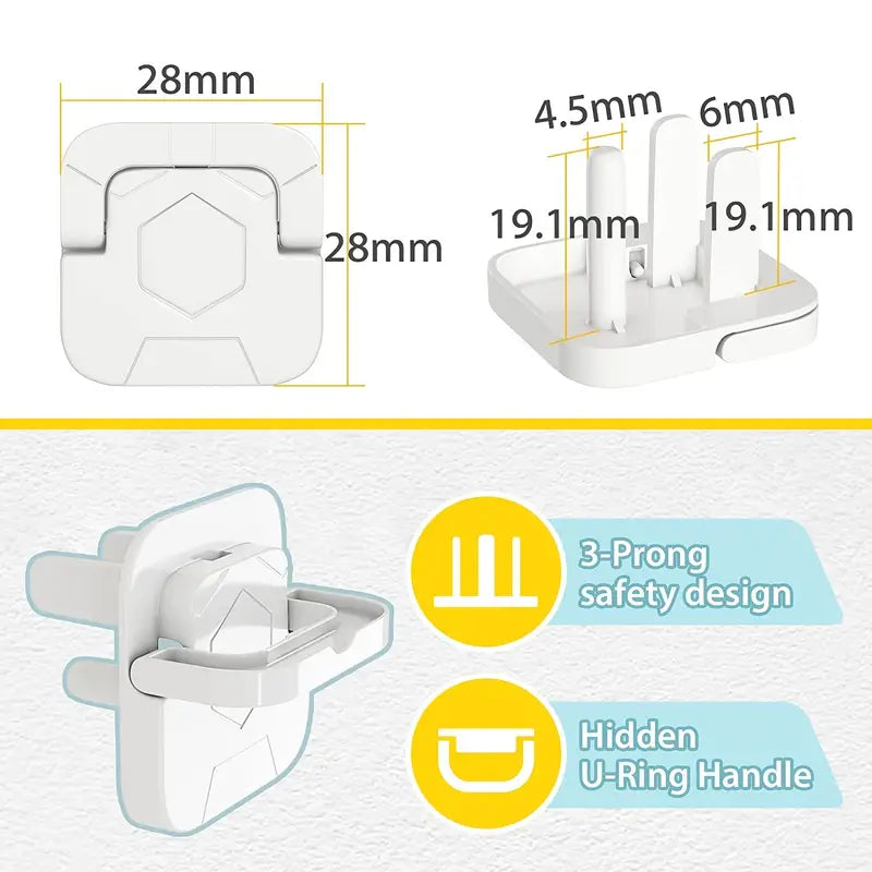 30 Baby Proof Kiddy Outlet Cover Plugs